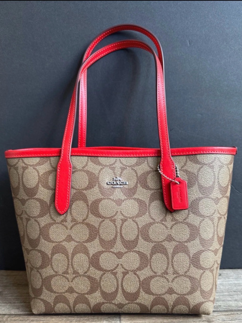 NWT Coach Mini City Tote